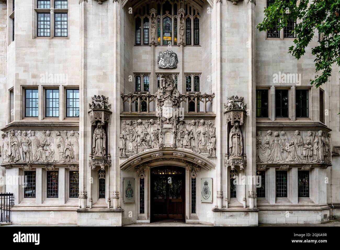 Das Supreme Court Building, Parliament Square, London, Großbritannien. Stockfoto