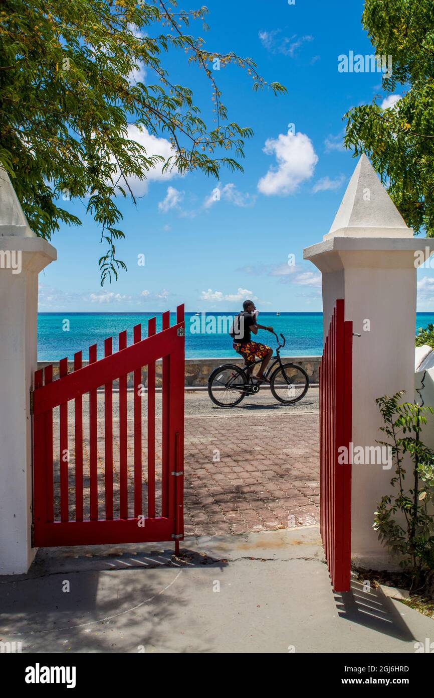 Saint Mary's Anglican Church, Cockburn Town, Grand Turk, Turks- und Caicos-Inseln, Karibik. Stockfoto
