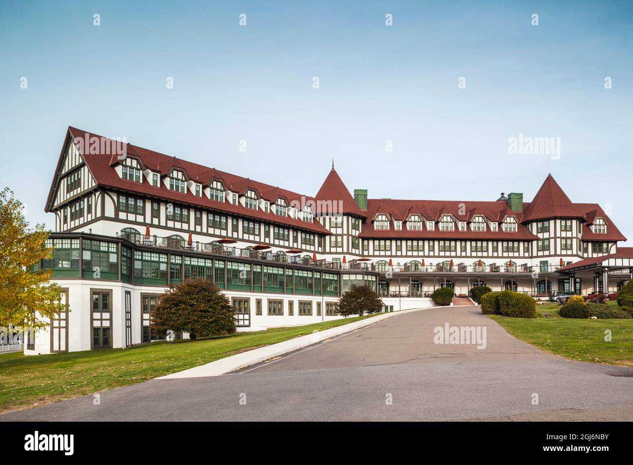 Kanada, New Brunswick, Bucht von Fundy, St. Andrews by the Sea, Algonquin Hotel, historisches Hotel aus dem Jahr 1889 Stockfoto