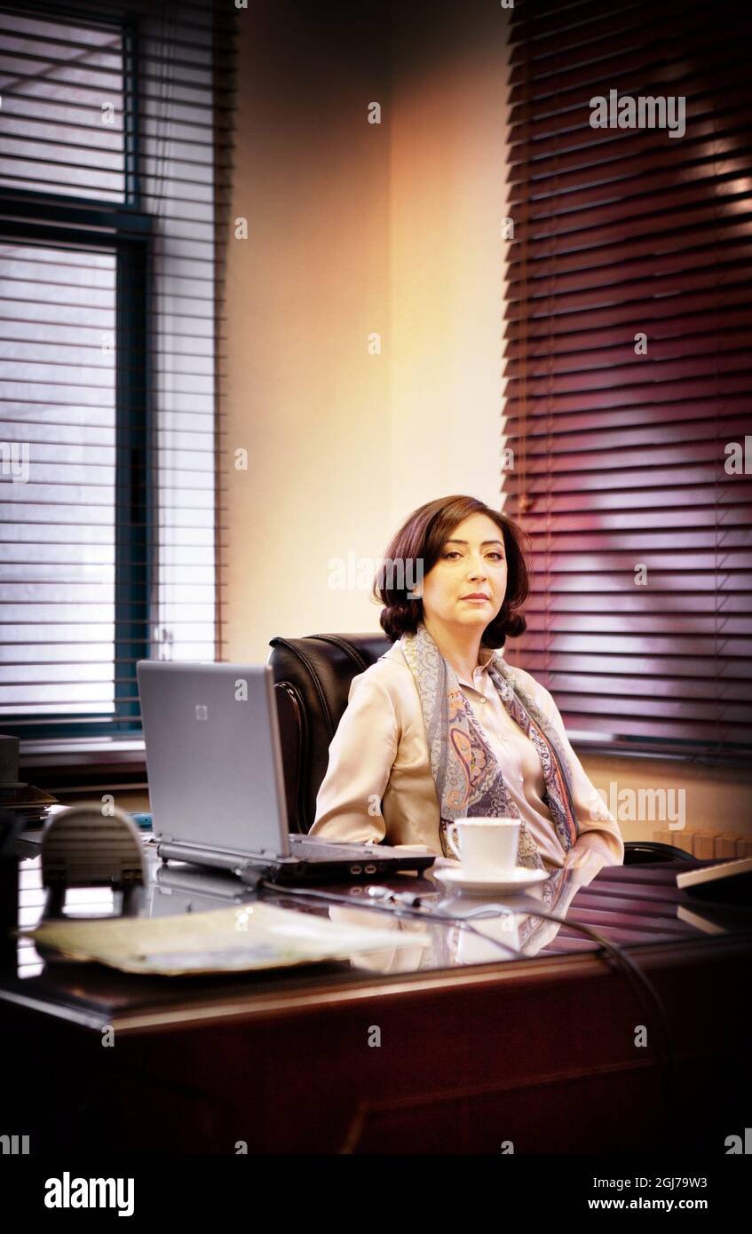 Rym Ali, Journalist und Prinzessin, heiratete Prinz Ali bin al-Hussein von Jordanien. Stockfoto