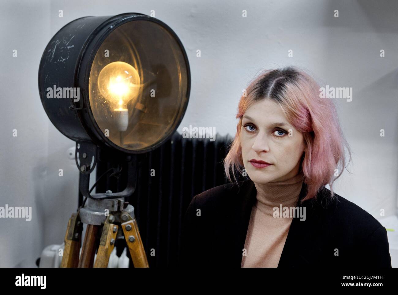 STOCKHOLM 20121121 El Perro del Mar, (Sarah Assbring) Schwedische Musikkünstlerin und Sängerin. Foto: Lars Pehrson / SVD / SCANPIX / Kod: 30152 Stockfoto