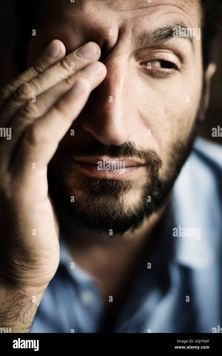 STOCKHOLM 2012-08-07 Fares Fares, schwedischer Schauspieler, Regisseur und Drehbuchautor. Fares Fares spielt bei Zero Dark Thirty eine Rolle. Foto: Alexander Mahmoud/ DN / SCANPIX / Kod: 3000 Stockfoto