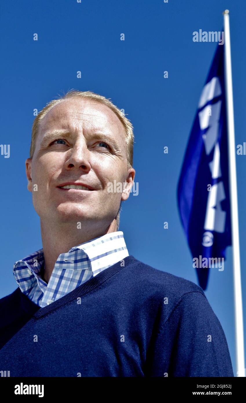 Ein Aktenbild vom 17. Juni 2010 des Ikea-Mangagers Peter Agnefjall in Stockholm, Schweden. Peter Agnefjall ist seit dem 1. September 2013 neuer Präsident und CEO der IKEA Gruppe, Foto: Niklas Larsson / SCANPIX SCHWEDEN Code 10990 Stockfoto