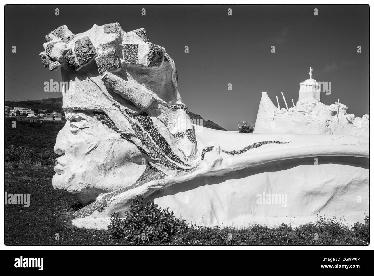 Spanien, Kanarische Inseln, Insel El Hierro, Valverde, Hauptstadt, Gips Statuen aus der traditionellen Drei Könige Weihnachten feiern Stockfoto