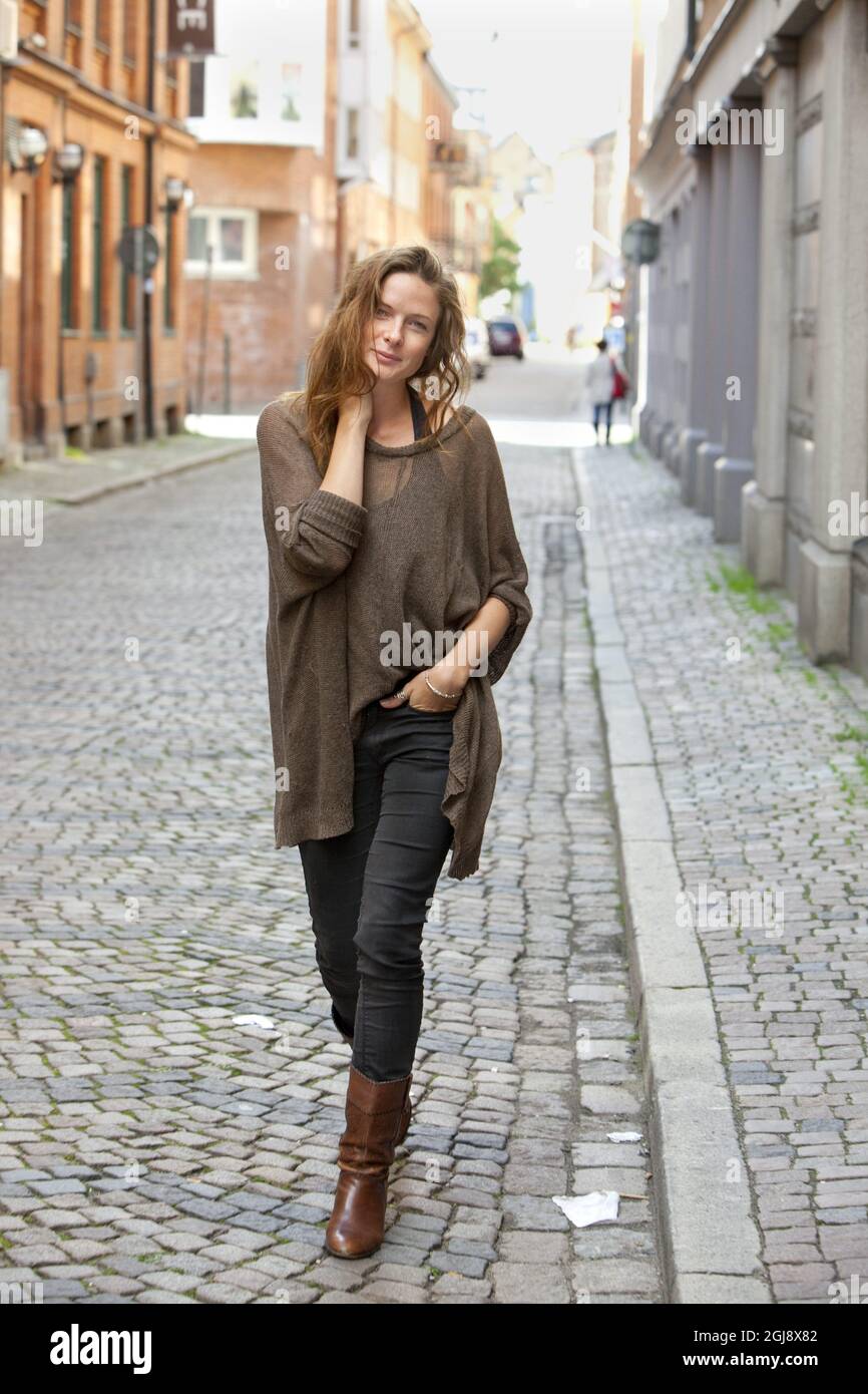 MALMO 2011-08-31 ***FILE ** Rebecca Ferguson Schwedische Schauspielerin ( die Weiße Königin und die kommende Mission: Impossible 5 ) Foto: Drago Prvulovic / SCANPIX / Kod 70040 Stockfoto