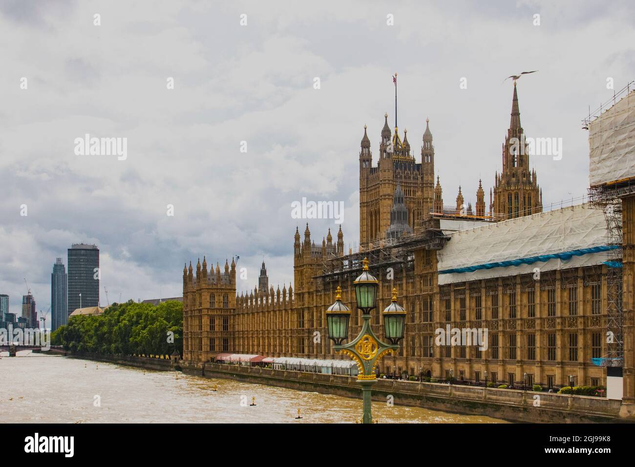 Parlamentsgebäude in Großbritannien Stockfoto