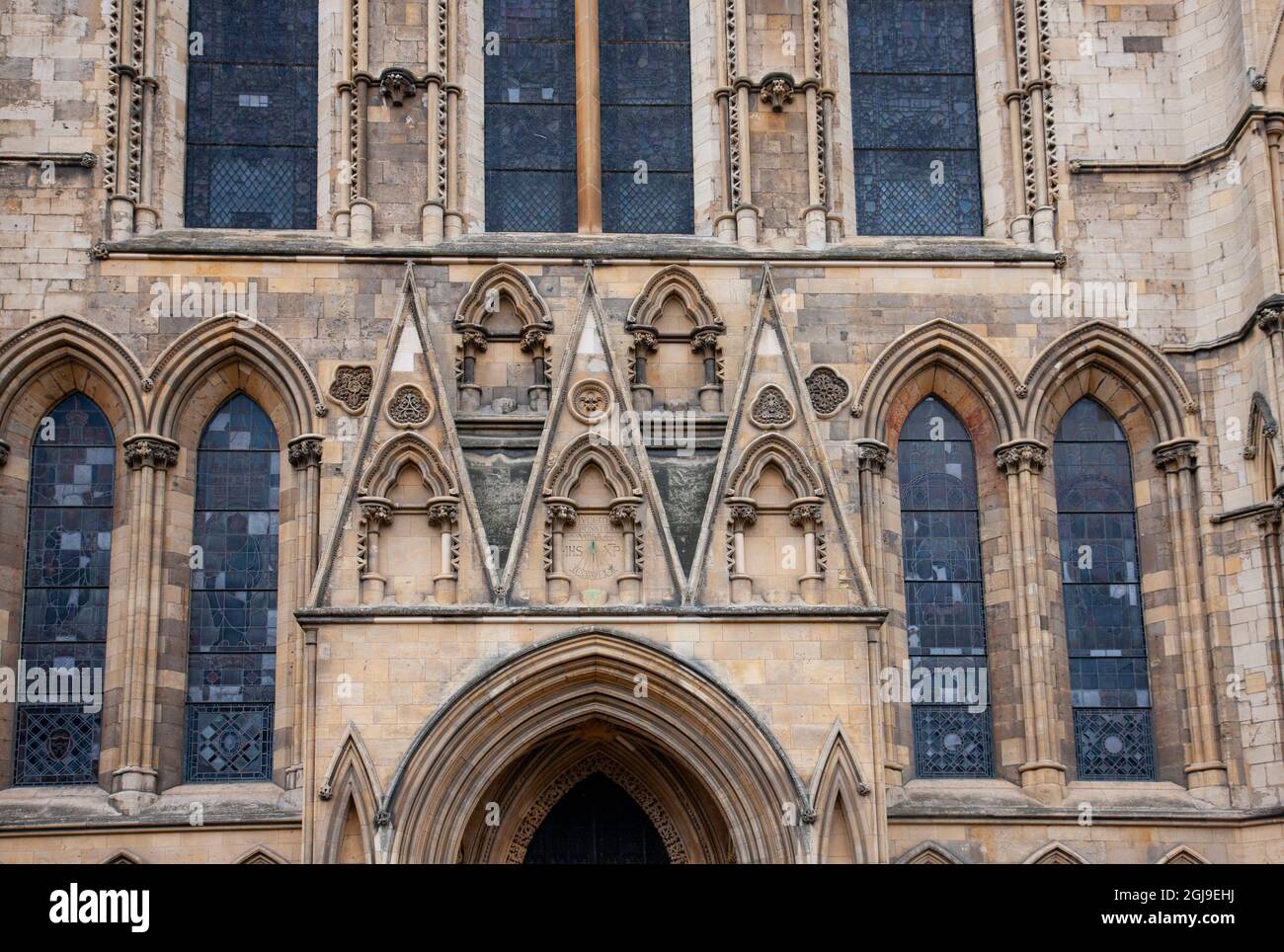 Dies ist ein Detail des britischen Parlamentshauses in London an der Themse Stockfoto