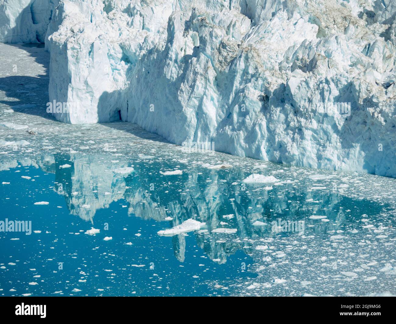 Eqip Sermia Gletscher in Dänemarks überseeischen Territorium, Grönland. Stockfoto