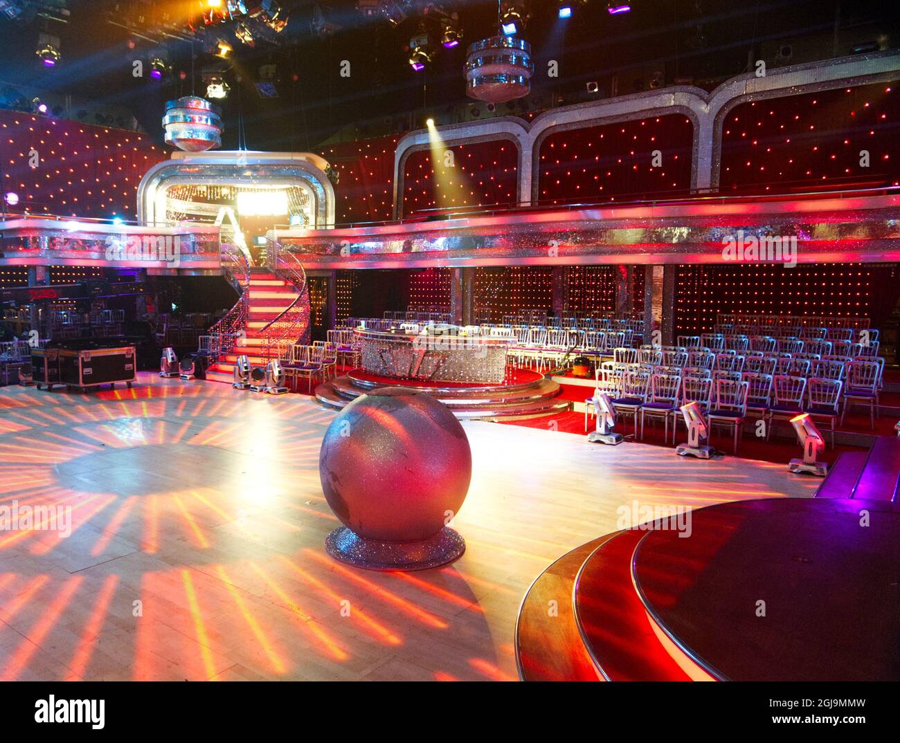 Strictly Come Dancing Television Show Studio Stockfoto