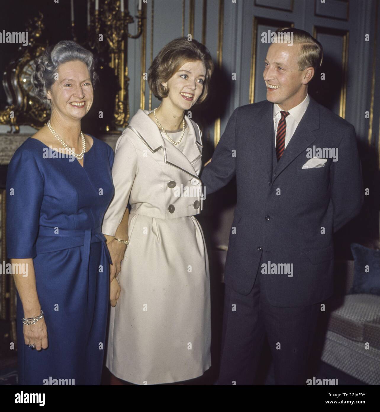 ARKIV dezember 1960. Prinzessin Sibylla und ihre Tochter Prinzessin