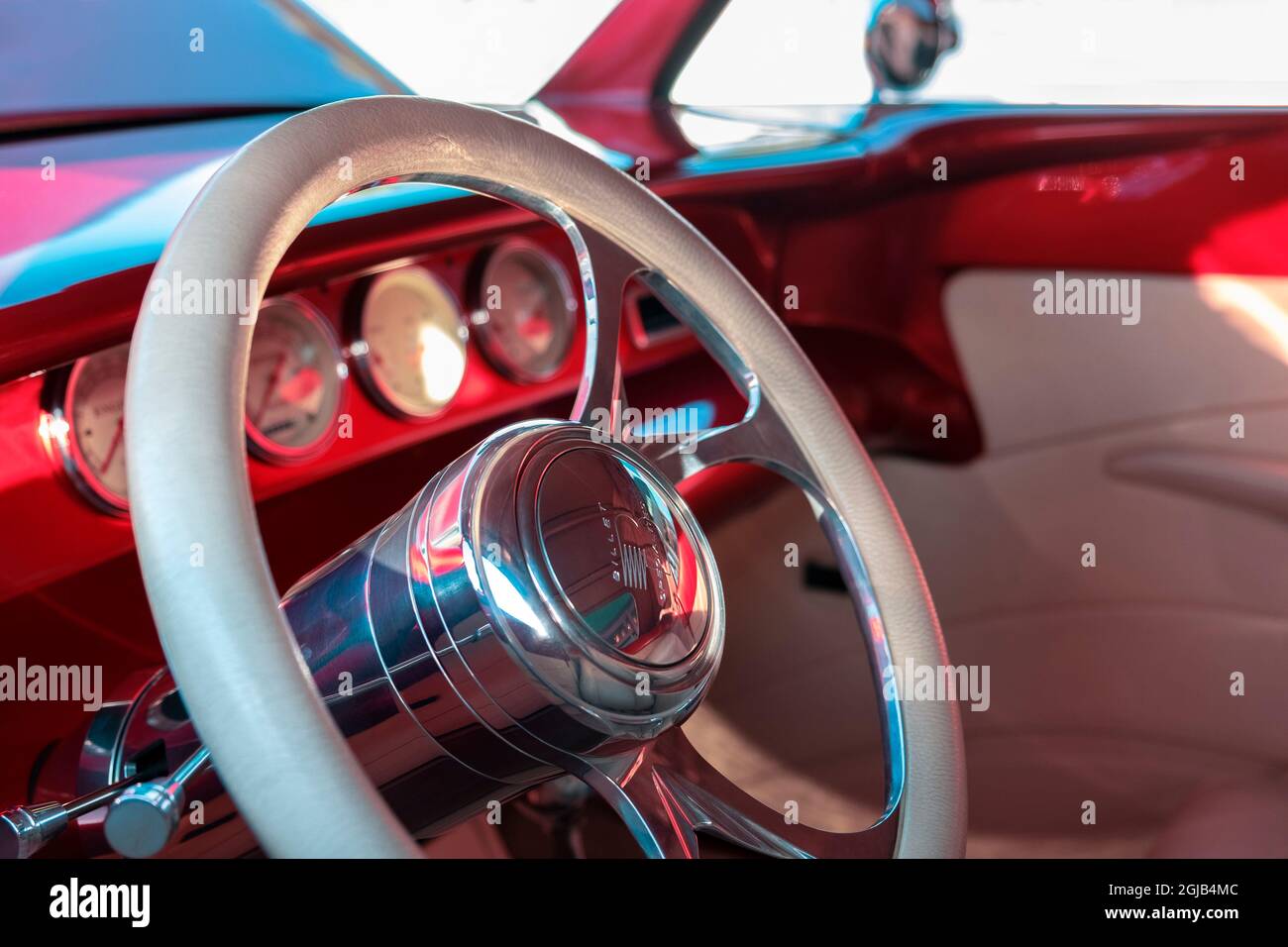 1932 Ford Oldtimer Innenraum Stockfoto