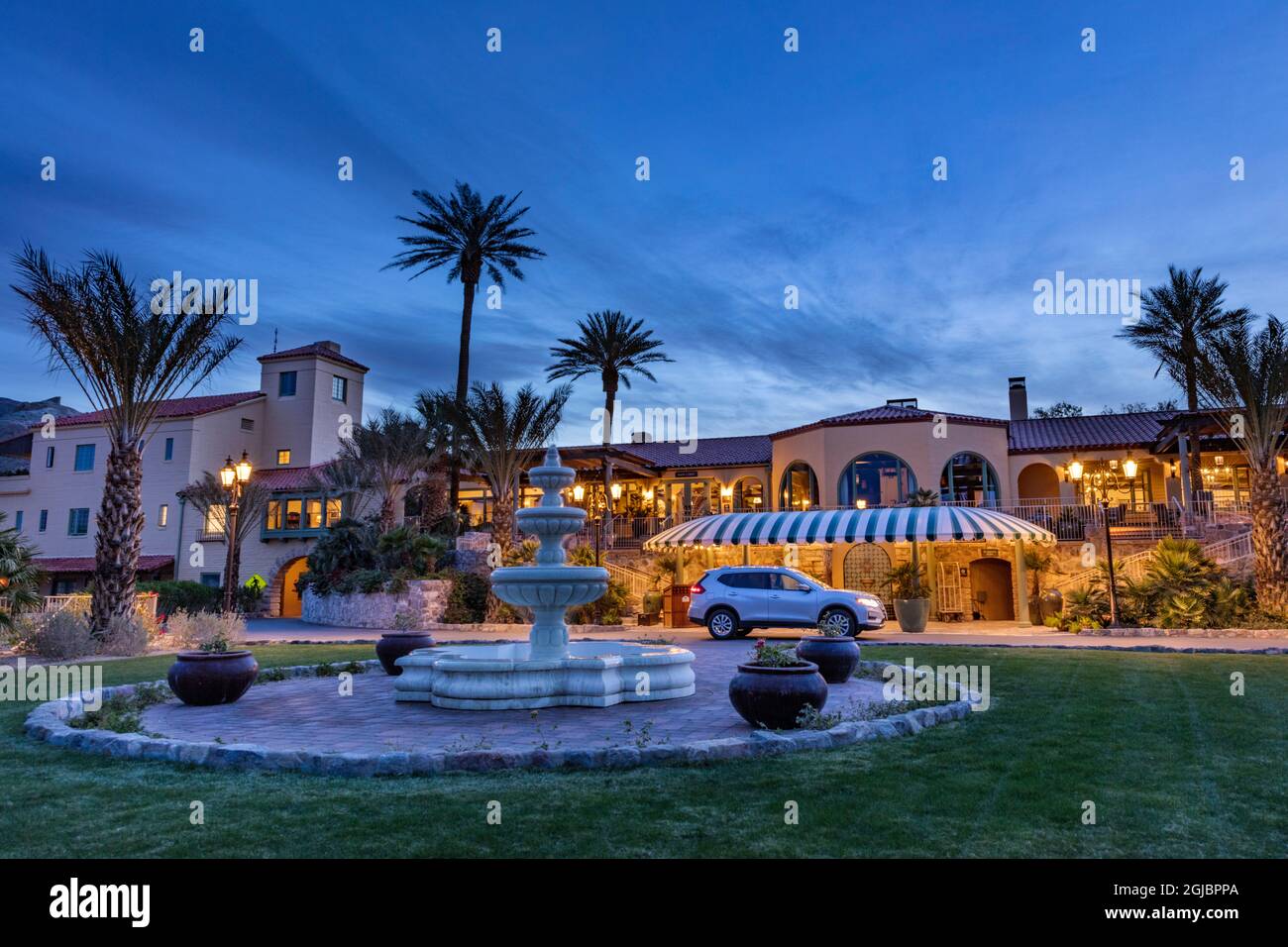 Gasthaus im Death Valley im Death Valley National Park, Kalifornien, USA. Stockfoto