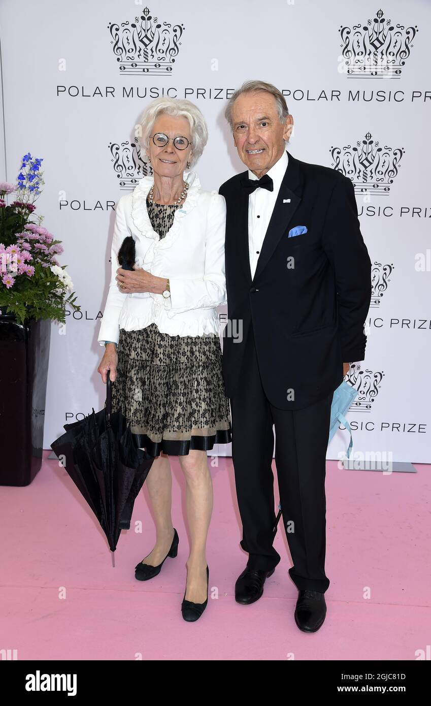 Jan Eliasson mit Frau Kerstin Polar Music Prize, Grand Hotel, Stockholm, 2019-06-11 (c) Karin Tornblom / TT Stockfoto