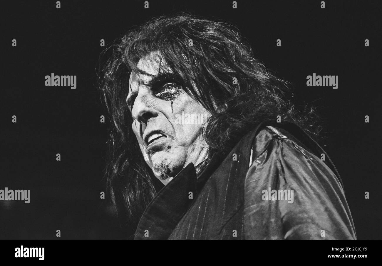 Alice Cooper in concert, Hovet, Stockholm, 2019-09-27 (c) BYRMO CAROLINA / Aftonbladet / TT * * * EXPRESSEN OUT * * AFTONBLADET / 85440 Stockfoto