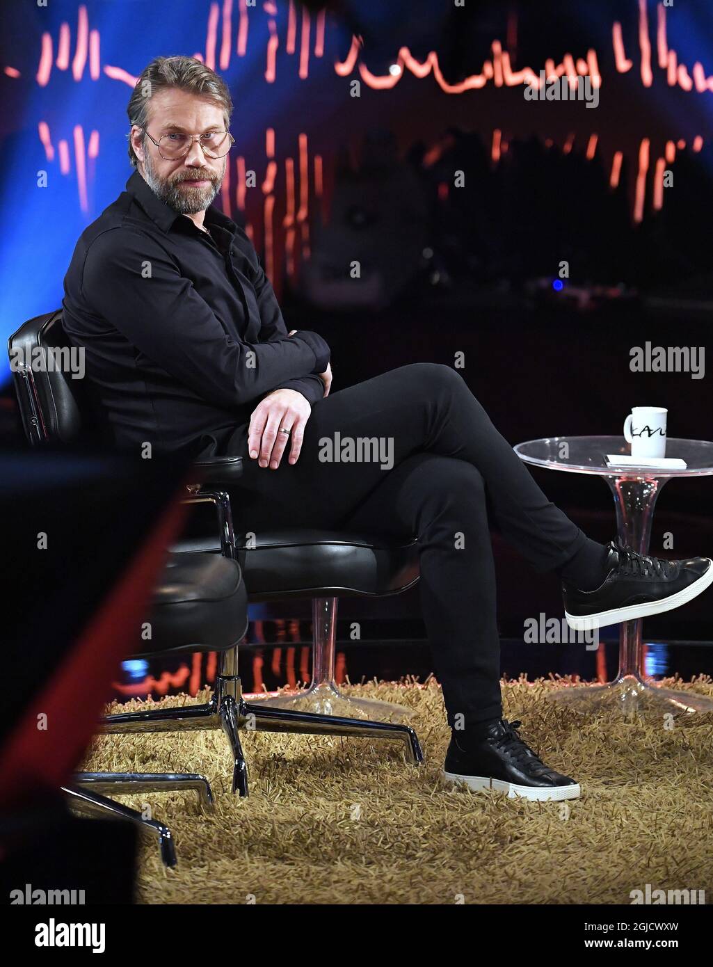 Peter 'Foppa' Forsberg 'Skavlan' TV-Show, Stockholm, Schweden, 2019-12-04 (c) Karin TÃ¶rnblom / TT Kod 2377 Stockfoto