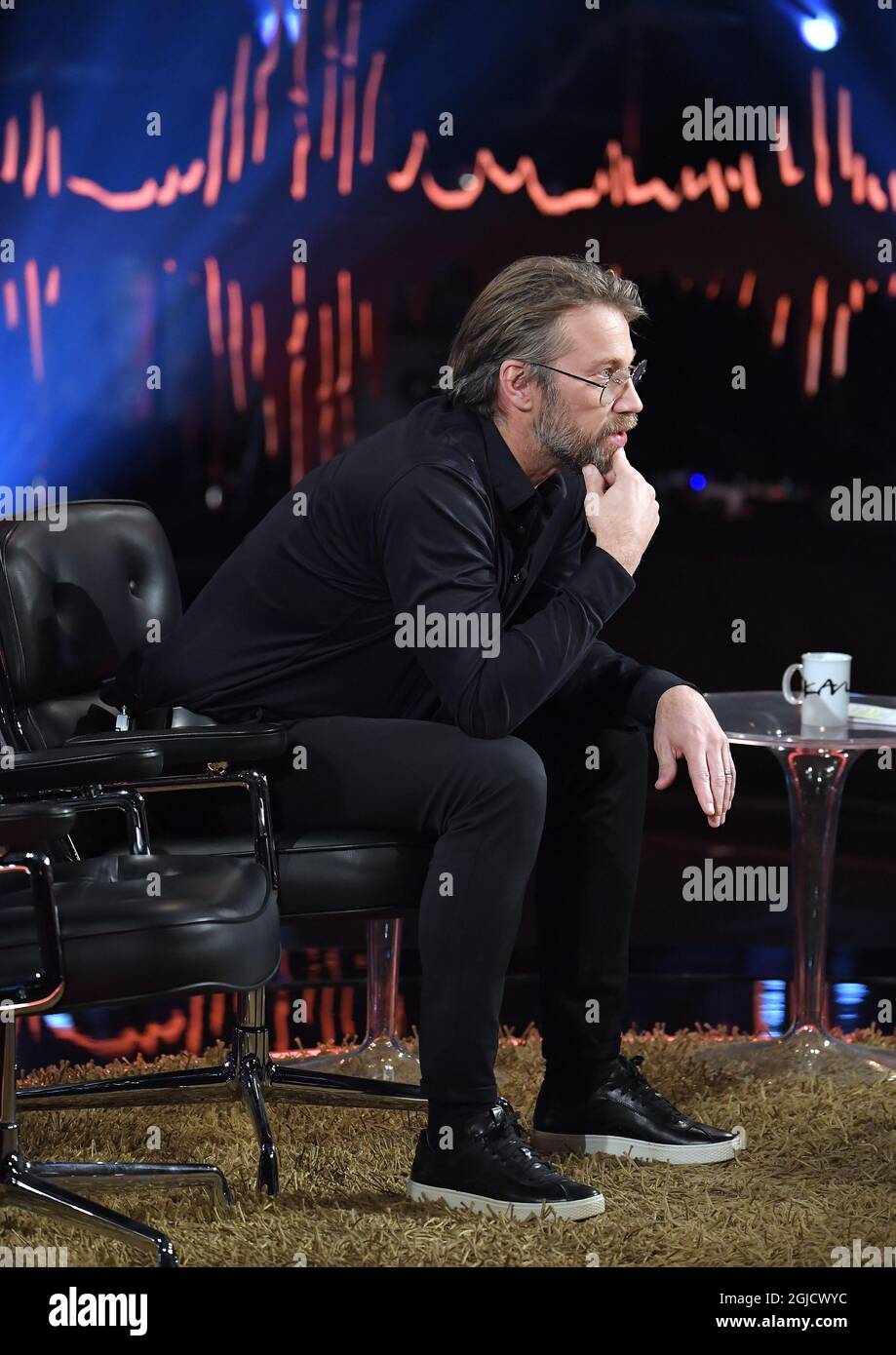 Peter 'Foppa' Forsberg 'Skavlan' TV-Show, Stockholm, Schweden, 2019-12-04 (c) Karin TÃ¶rnblom / TT Kod 2377 Stockfoto