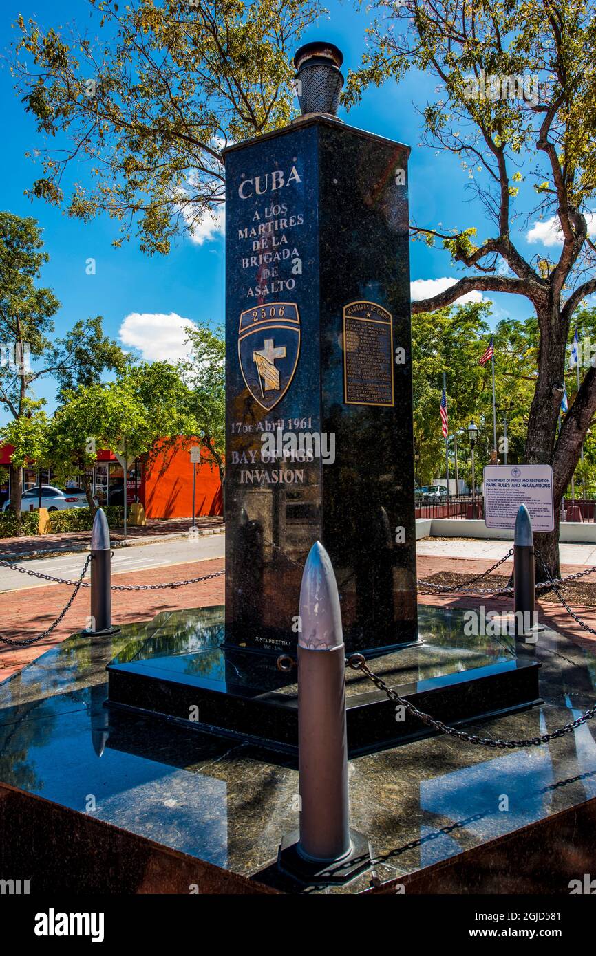 Little Havana ist Miamis Kubaner, Miami, Florida. (Nur Für Redaktionelle Zwecke) Stockfoto