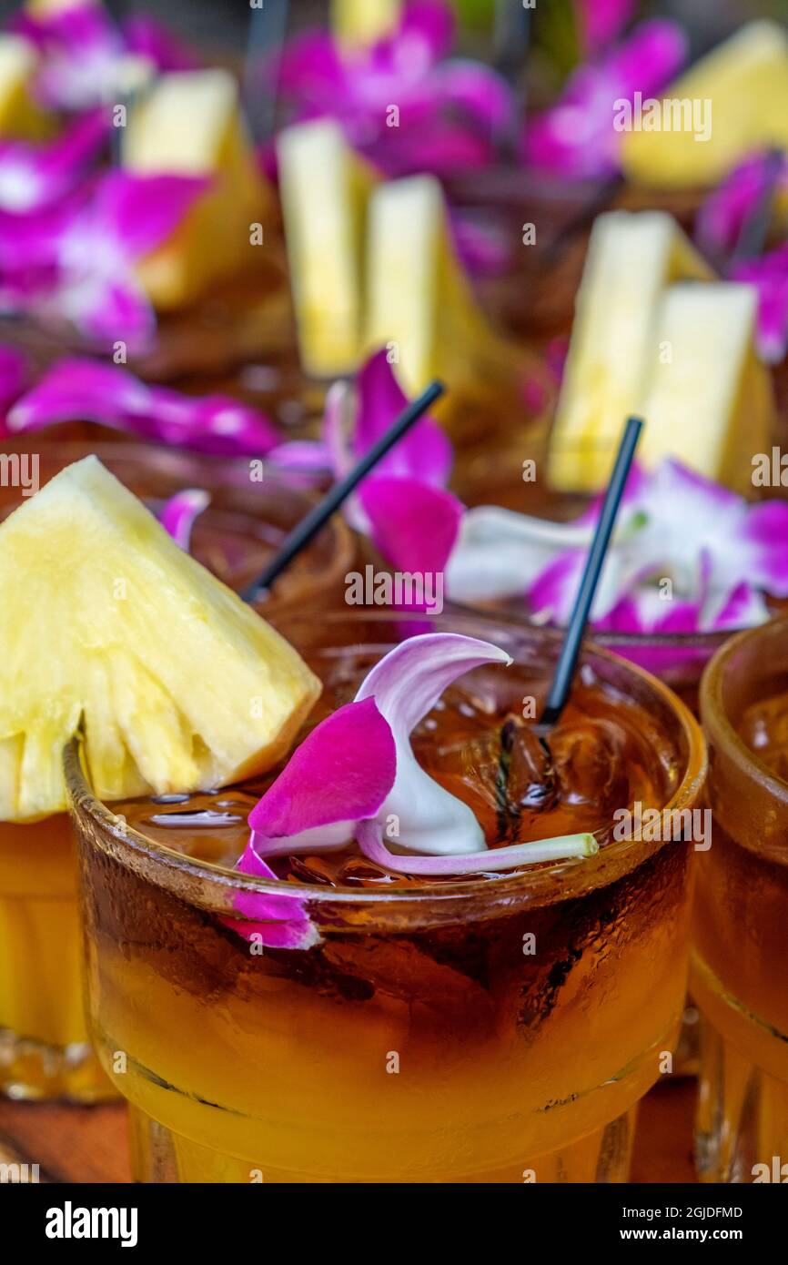 Hawaiianisches Mai Tai Stockfoto