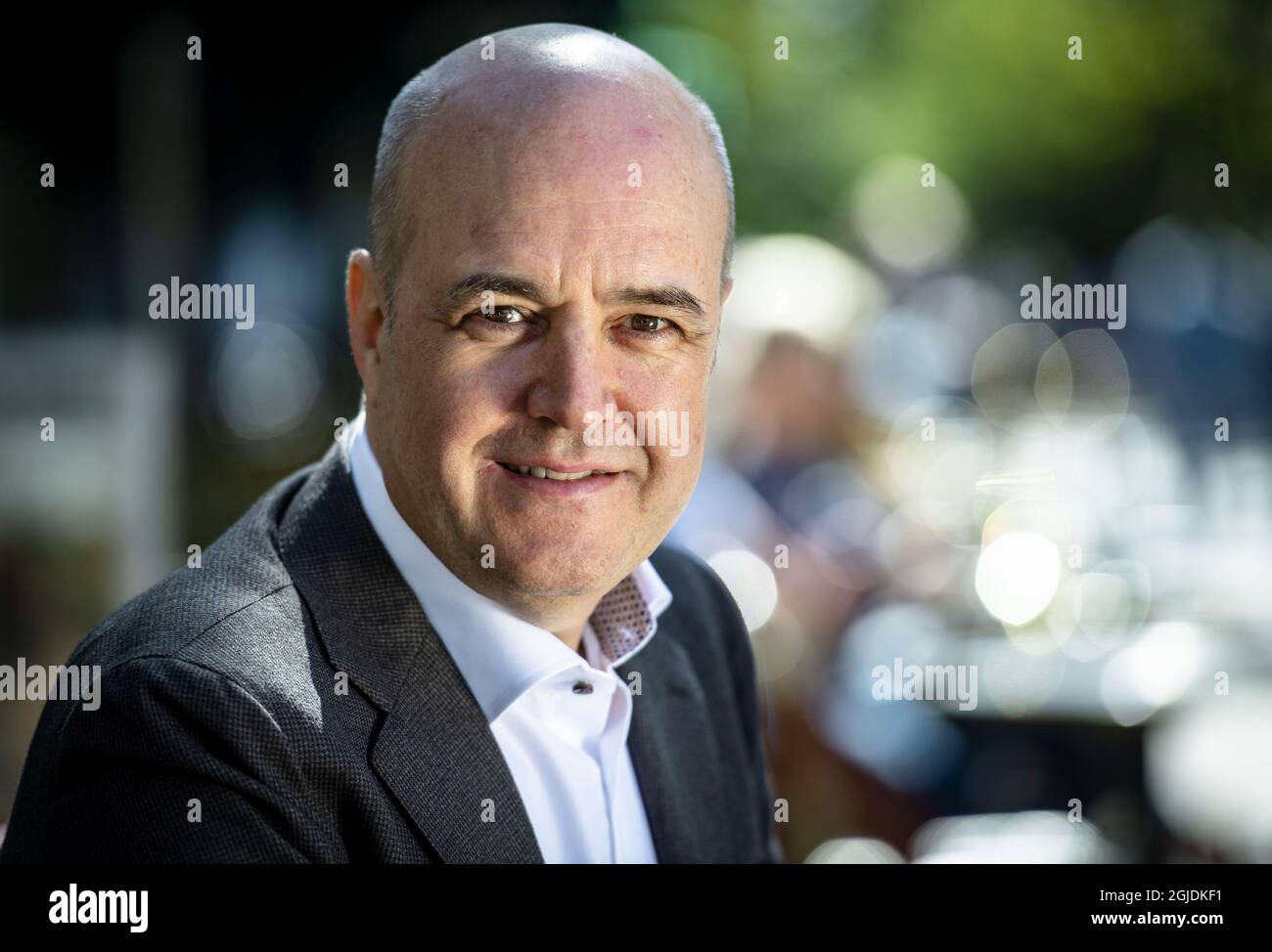 Der ehemalige schwedische Premierminister Fredrik Reinfeldt, der ein Buch über die bevorstehenden US-Wahlen '3. November 2020 - die Wahl des Schicksals' geschrieben hat. 2020-08-27 (C) FERNVALL LOTTE / AFTONBLADET / TT * * * EXPRESSEN AUS * * * AFTONBLADET / 3226 Stockfoto