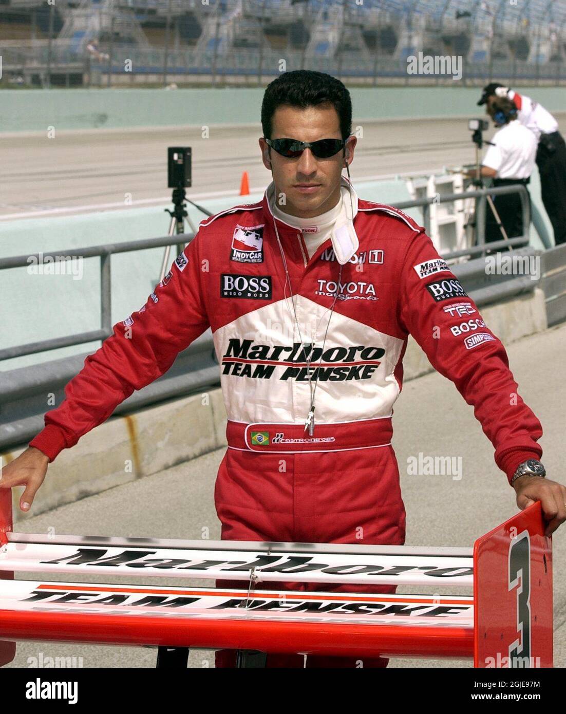 Helio Castroneves, Team Penske Stockfoto