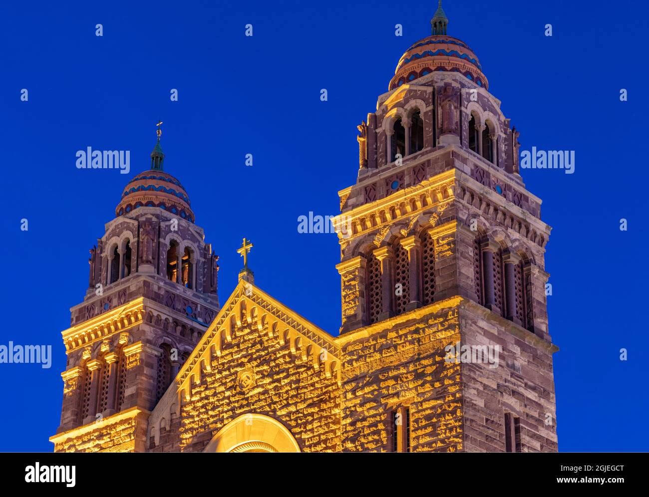 USA, Michigan, Marquette. St. Peter Kathedrale. Stockfoto