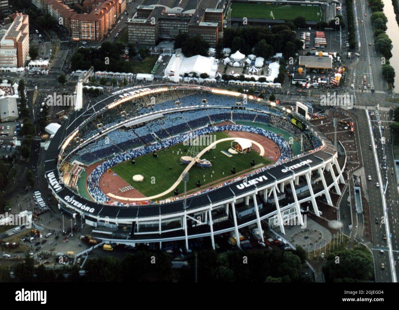 Ullevi-Stadion, Göteborg Stockfoto