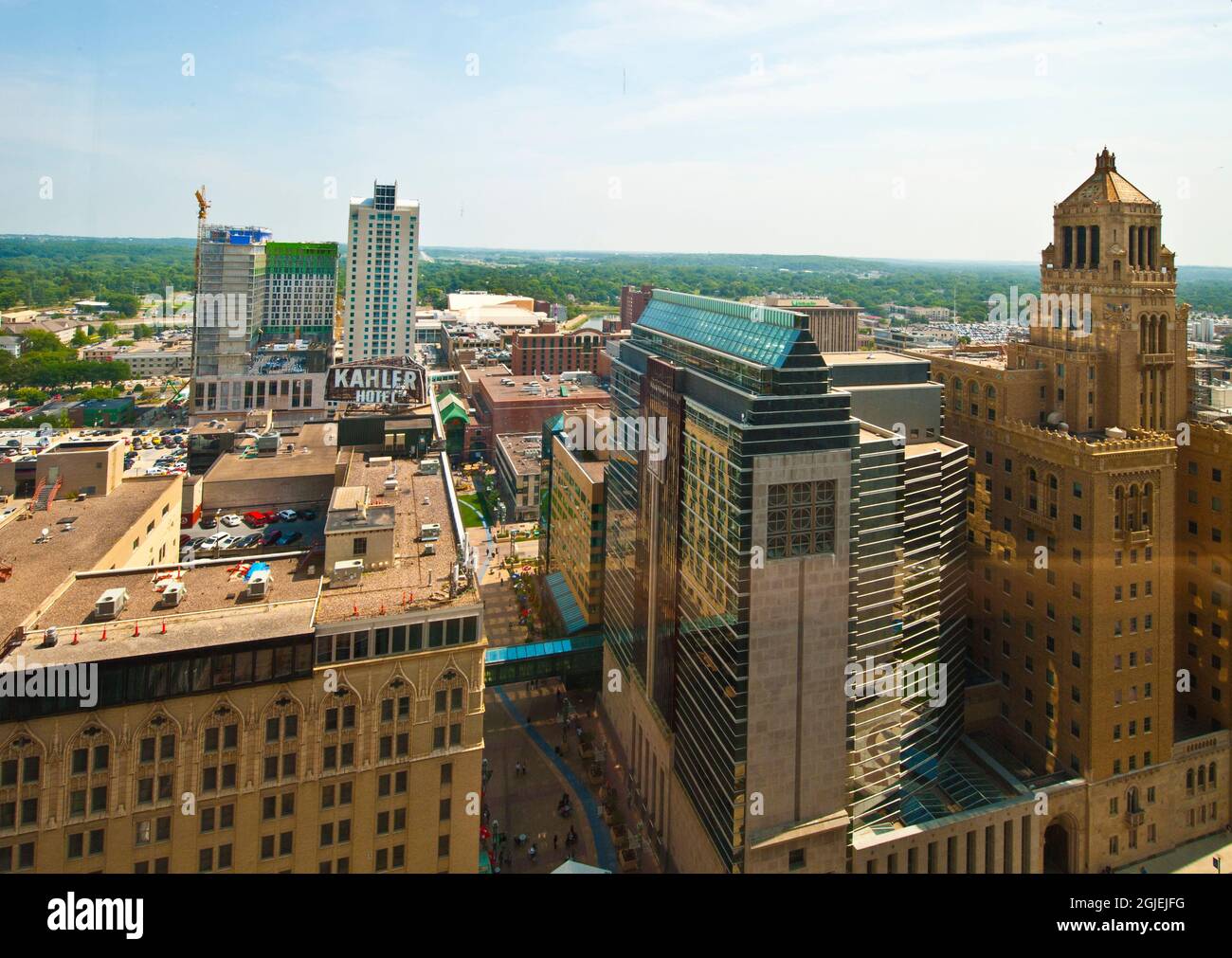 USA, Minnesota, Rochester, Mayo Clinic, Plummer und Siebens Building Stockfoto
