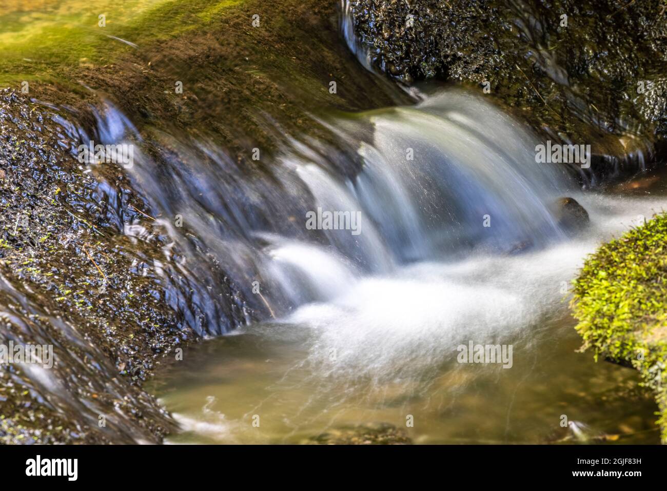 USA, Virginia, Shenandoah National Park, Lands Run Waterfall Stockfoto