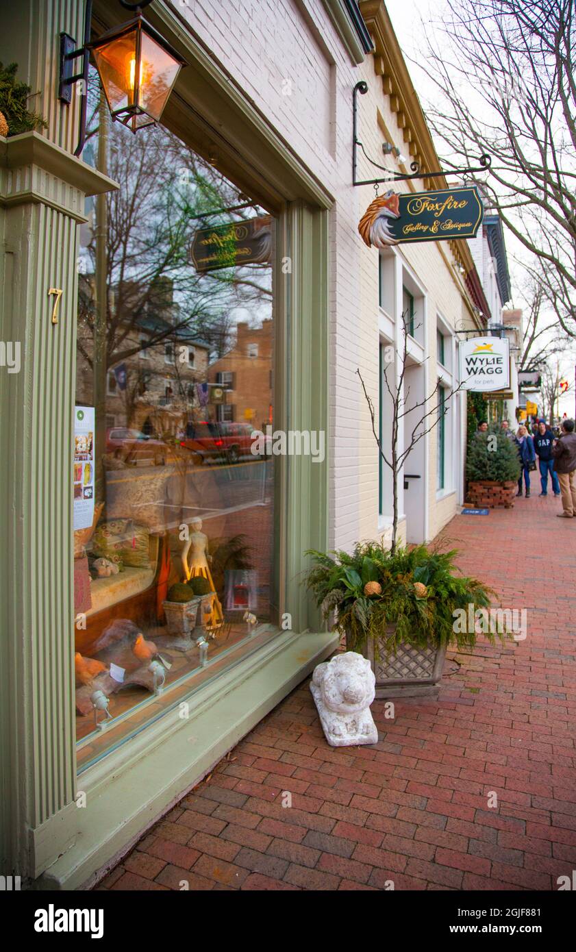 Middleburg, Stadt in Virginia, Loudoun County, USA. Stockfoto