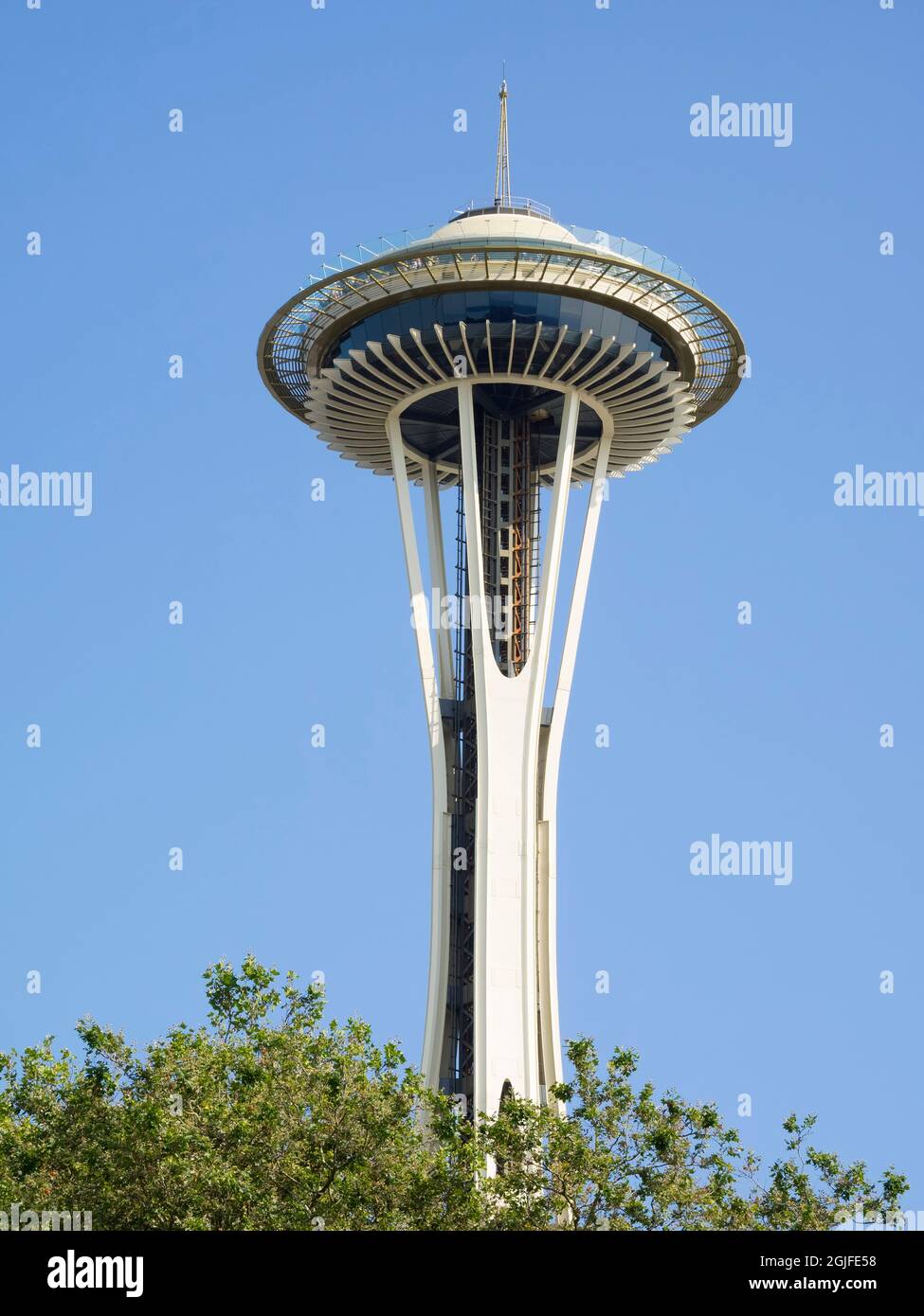 WA, Seattle, Space Needle (nur redaktionelle Verwendung) Stockfoto