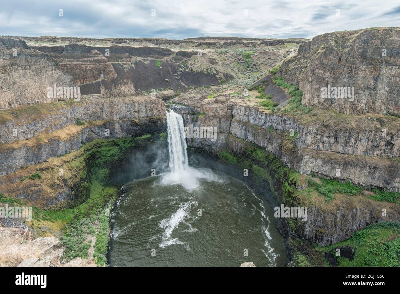 Washington State, Palouse Falls State Park, Palouse fällt Stockfoto