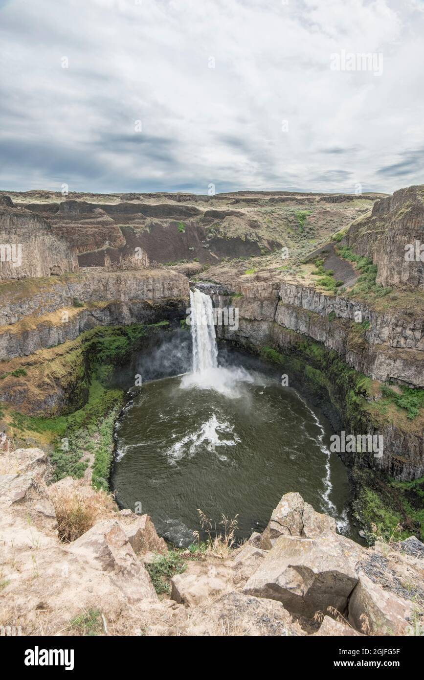 Washington State, Palouse Falls State Park, Palouse fällt Stockfoto