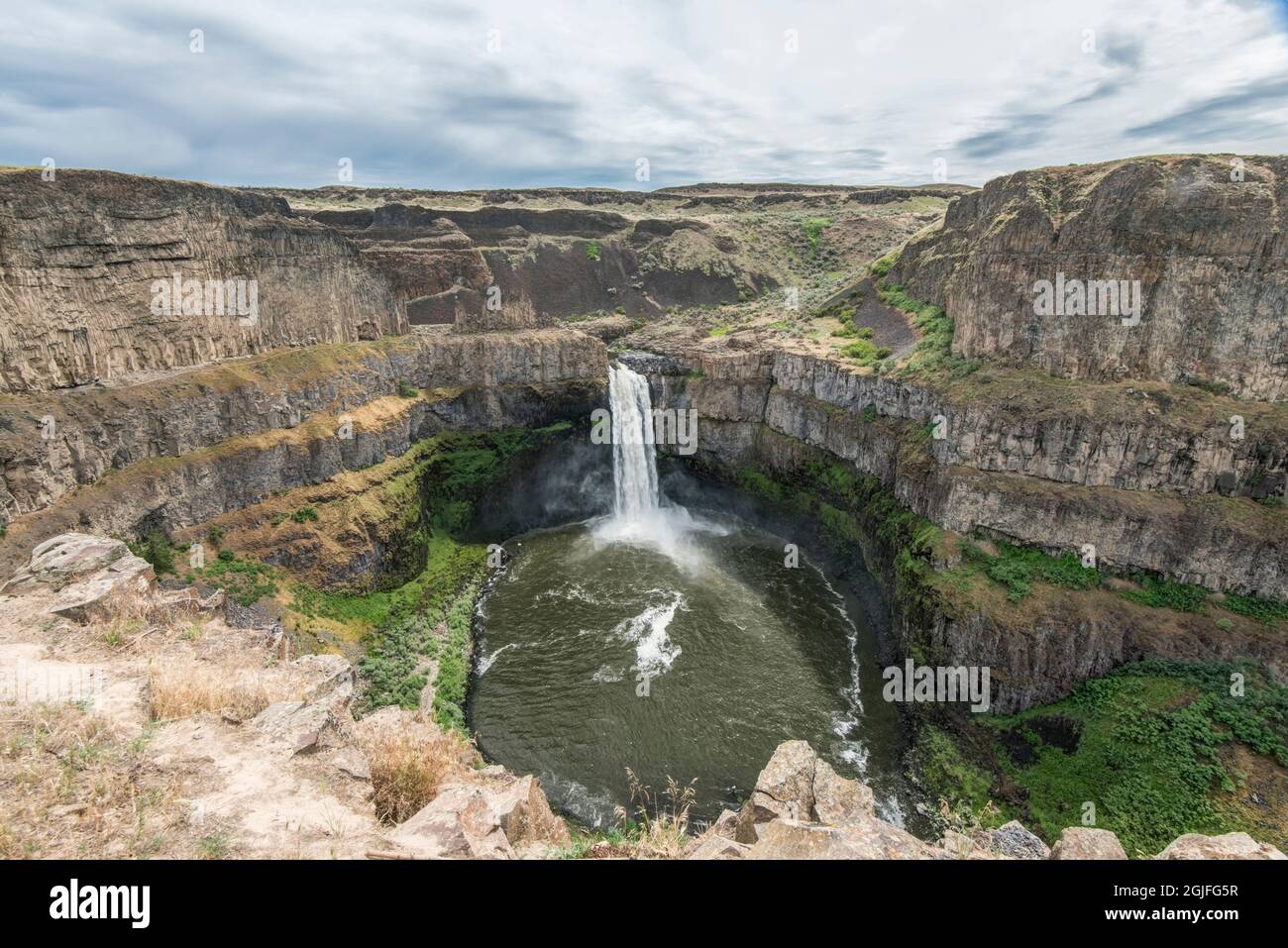 Washington State, Palouse Falls State Park, Palouse fällt Stockfoto