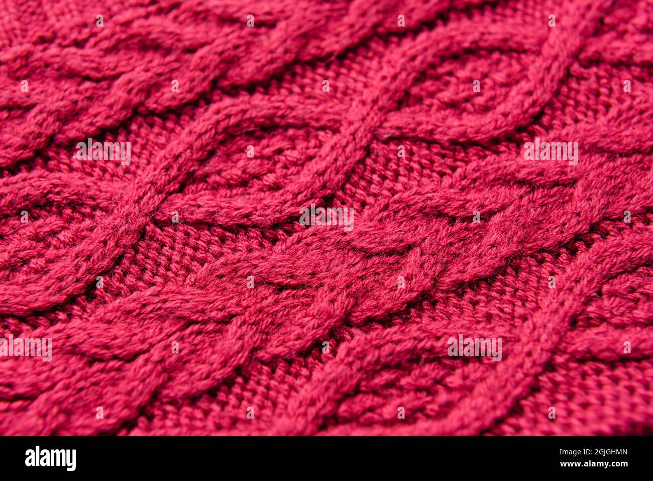 Struktur aus gestricktem Material als Hintergrund Stockfoto