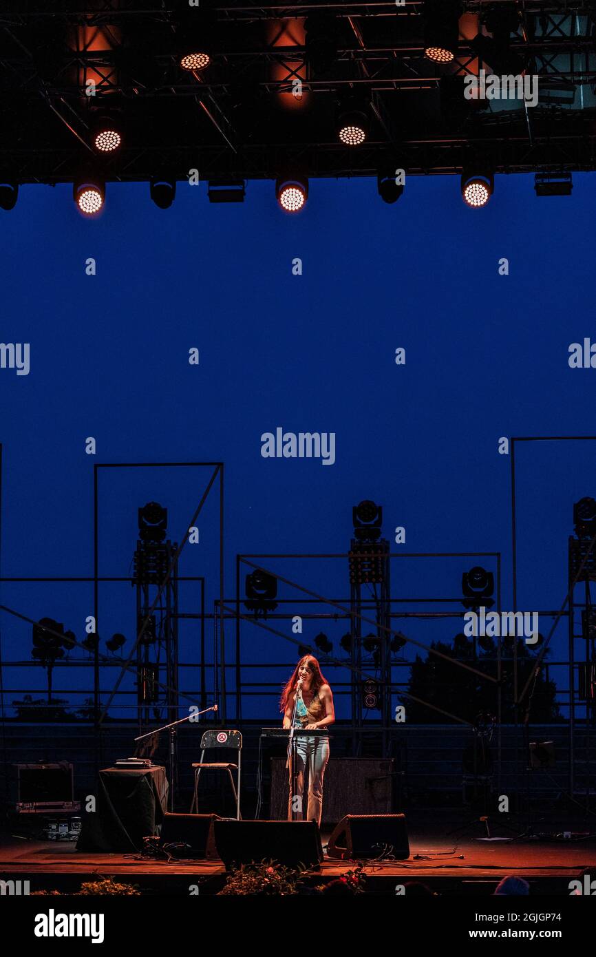 Gardone Riviera Italien 23 Juli 2021 Greta Zuccoli - live im Anfiteatro del Vittoriale City © Andrea Ripamonti / Alamy Stockfoto