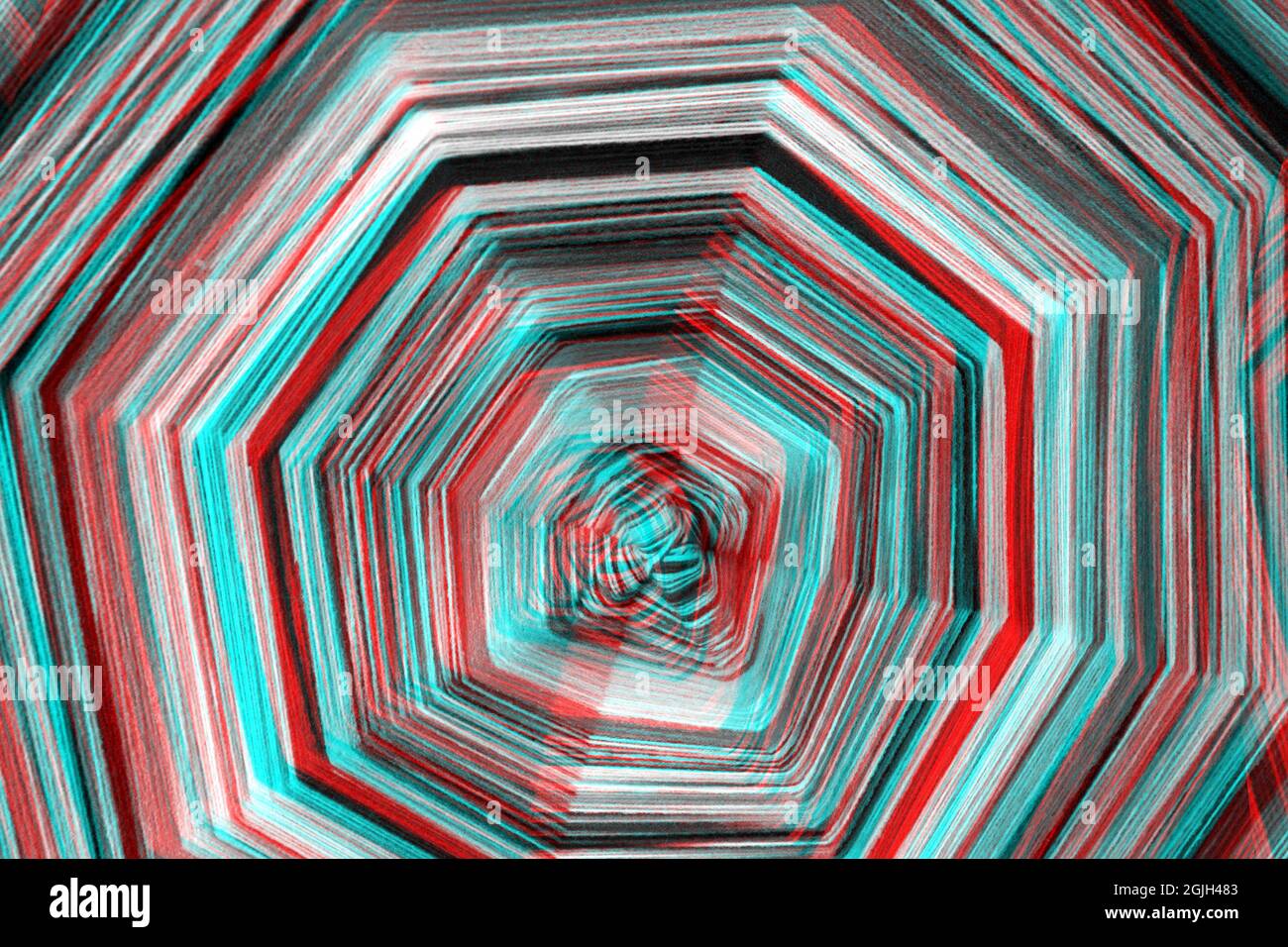 Abstrakter RGB-Glitch-Hintergrund, Glitch-Hintergrund Stockfoto