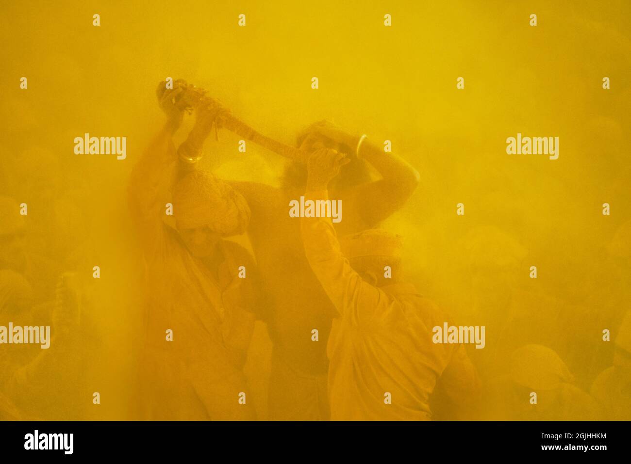 Pattankodoli Haldi jährliches Festival, in Kolhapur, Indien. Stockfoto