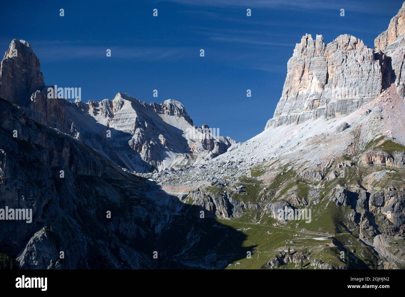 Cinque Torri, Cortina, Dolomiten, Italien Stockfoto