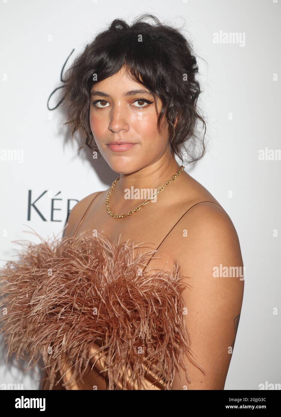 9. September 2021, New York, New York, USA: Influencerin CHRISTINA CARADONA nimmt an den Daily Front Row Fashion Media Awards 2021 im Rainbow Room Teil. (Bild: © Nancy Kaserman/ZUMA Press Wire) Stockfoto