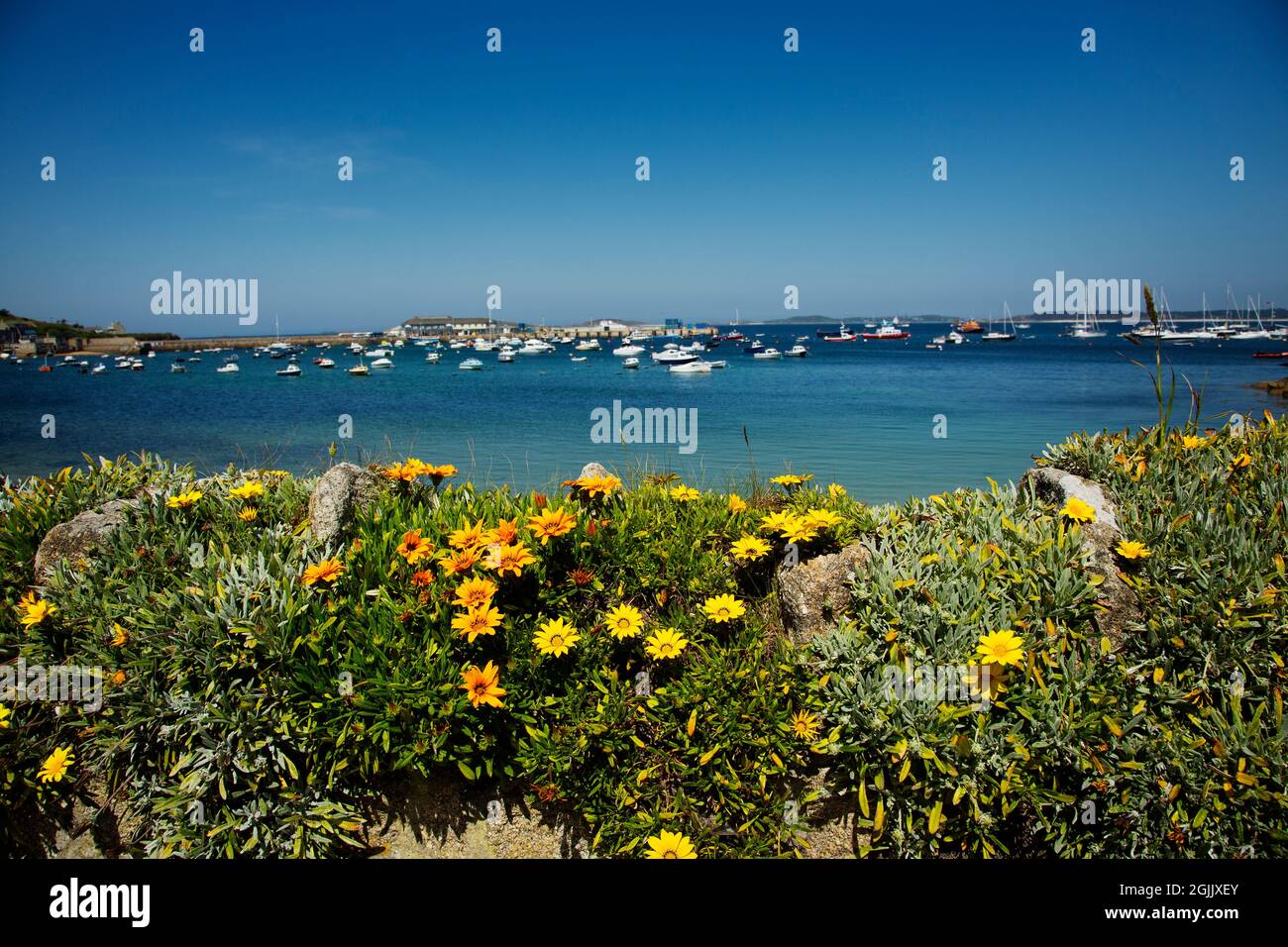 St. marys Harbour Isles of Scilly Stockfoto