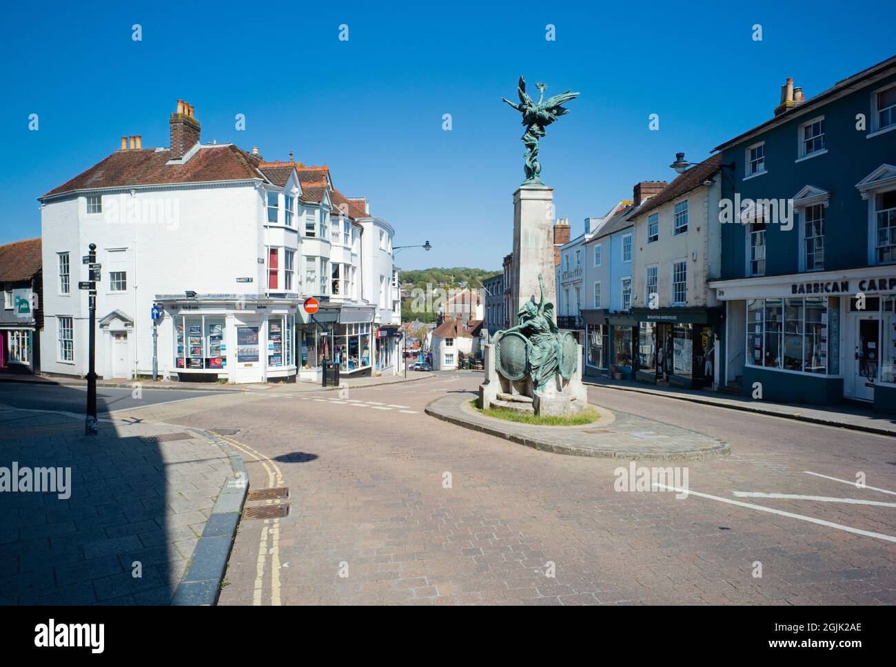 Kriegsdenkmal im Zentrum von Lewes, East Sussex Stockfoto