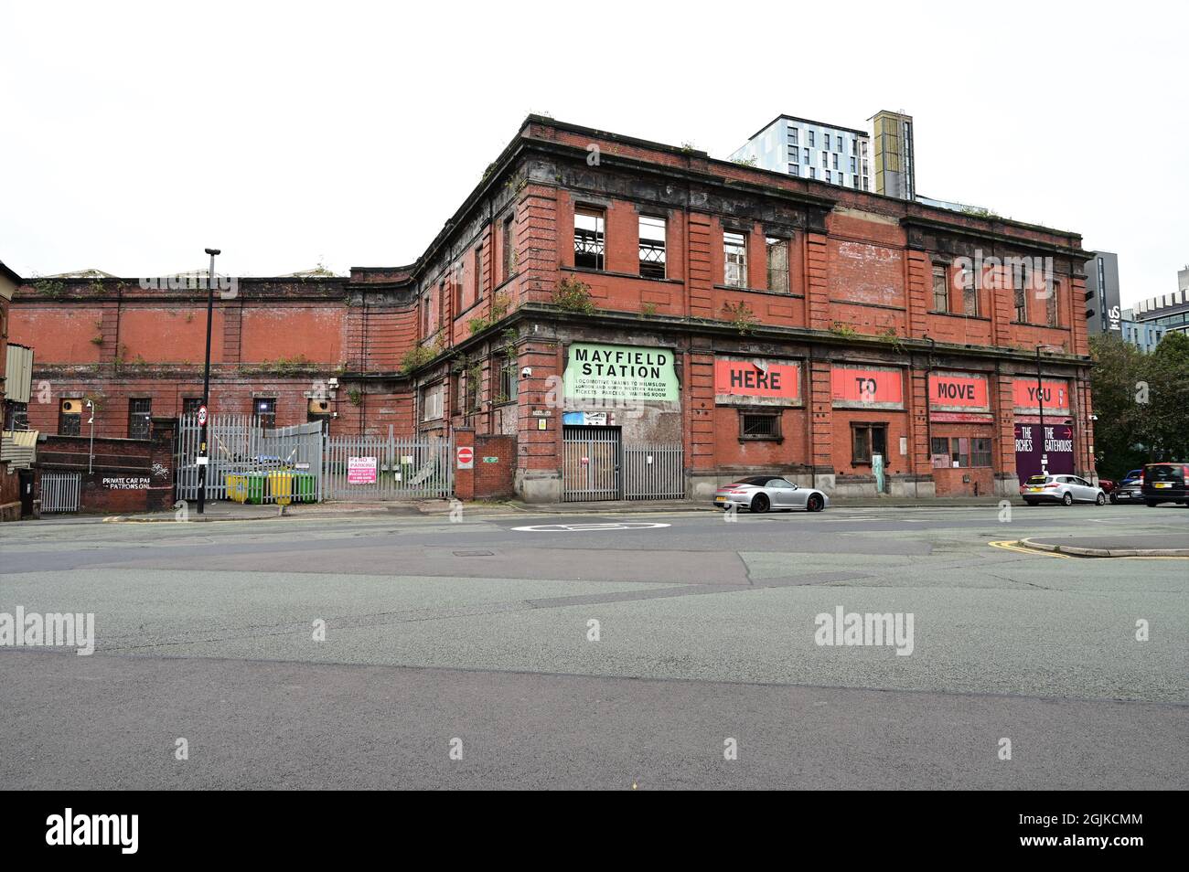 Bahnhof Manchester Mayfield Stockfoto