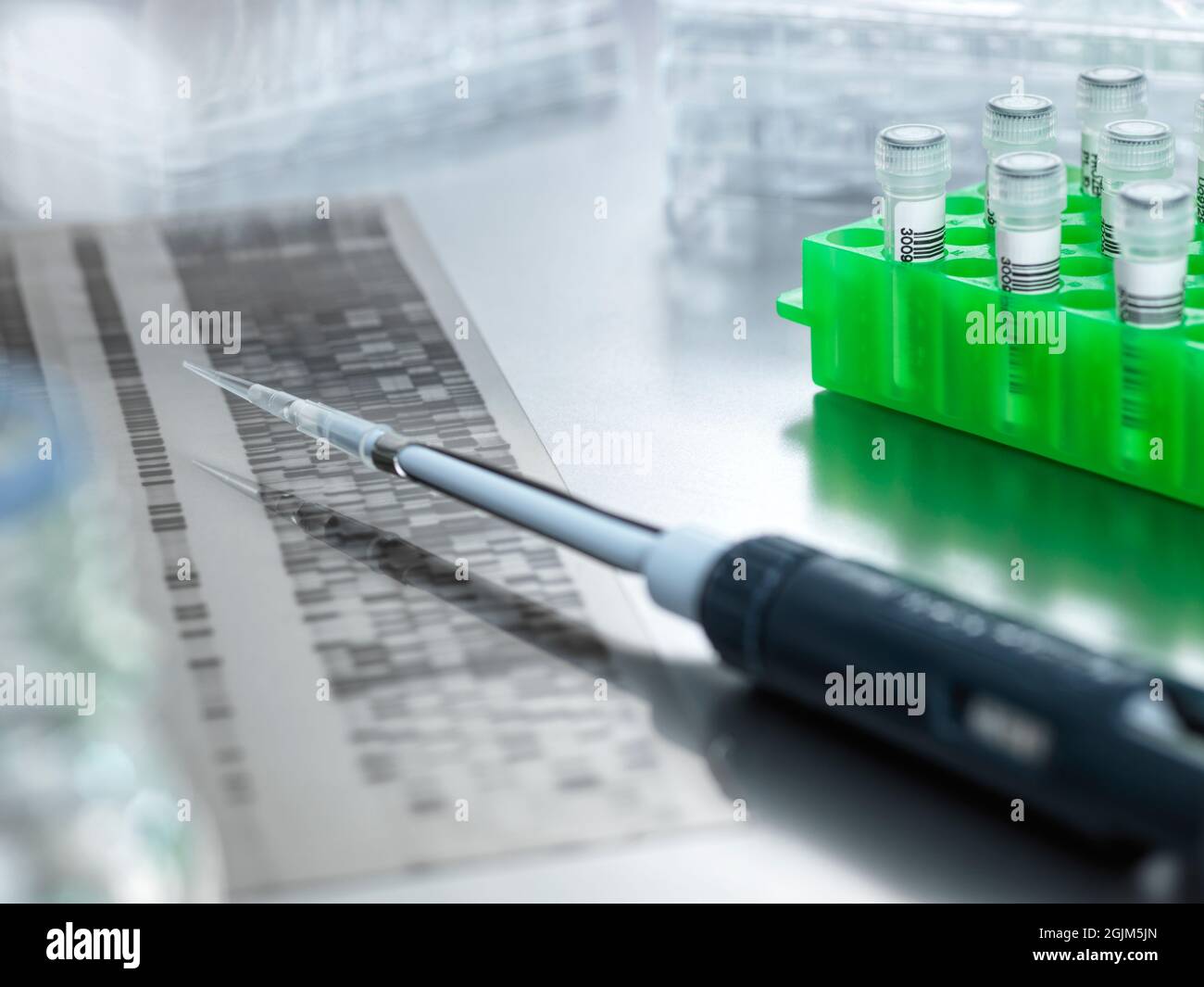 DNA-Forschung Stockfoto