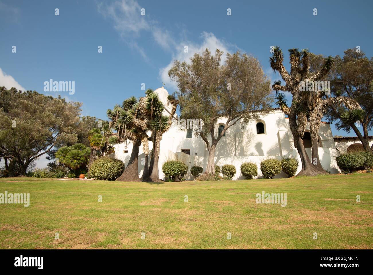 Katholische Kirche im Presidio Park Stockfoto