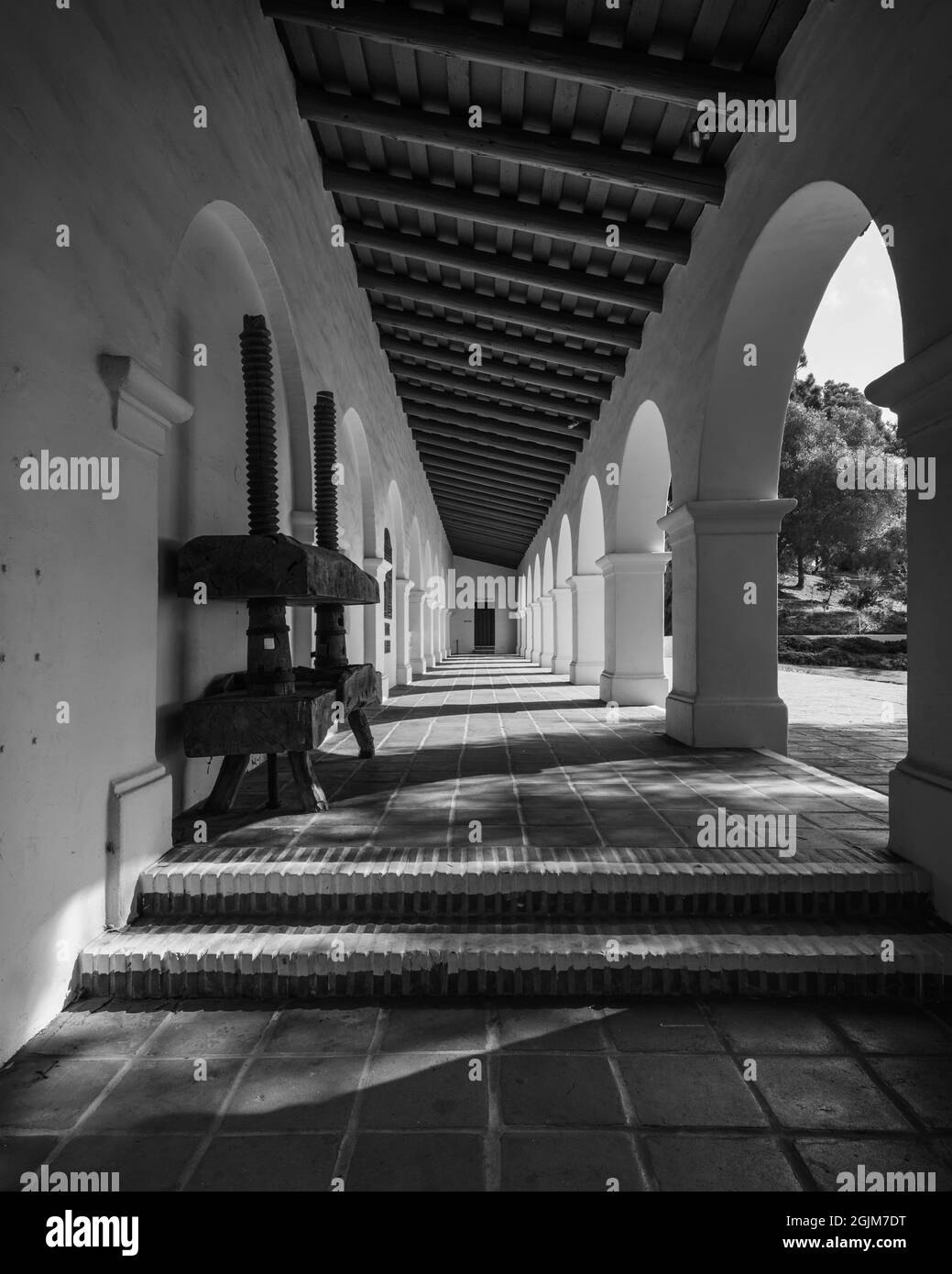 Die historische Mission San Diego Presidio befindet sich in der Altstadt von San Diego Stockfoto