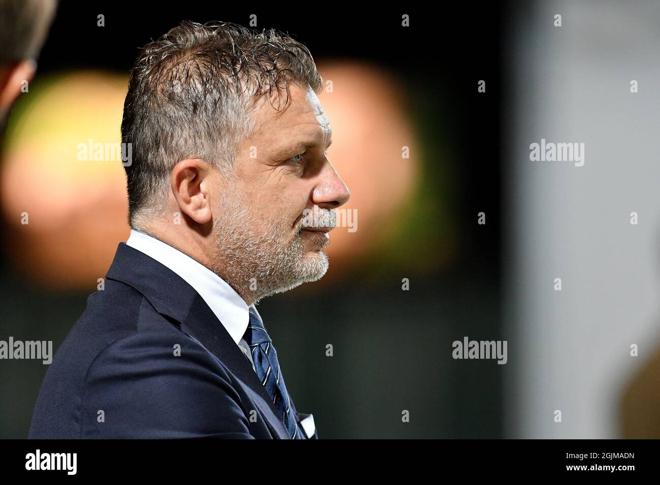 Federico Cherubini Manager des FC Juventus beim Spiel der UEFA Women Champions League 2021/2022 zwischen dem FC Juventus und Vllaznia bei Juventus Training Stockfoto