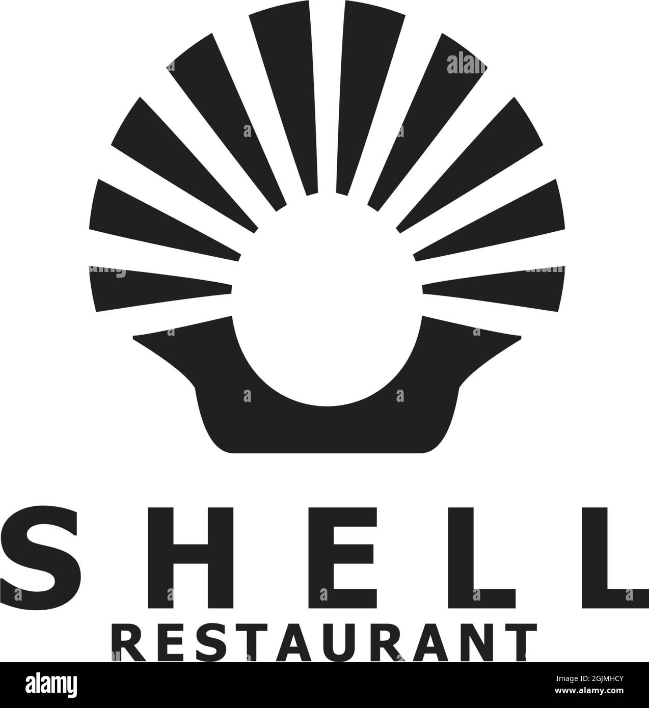 Shell Icon Logo Design Vektor Illustration Vorlage Stock Vektor