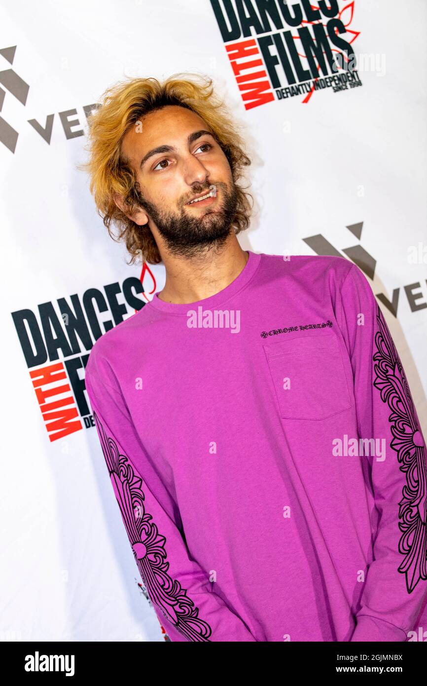 Los Angeles, USA. September 2021. Max Gertler nimmt am 24. Jährlichen Dances with Films Festival Teil Musikvideos Premiere von „Batman“ und „YGB Rappin“ All Fast“ von Max Corman am 10. September 2021 im TCL Chinese Theatre, Los Angeles, CA Quelle: Eugene Powers/Alamy Live News Stockfoto