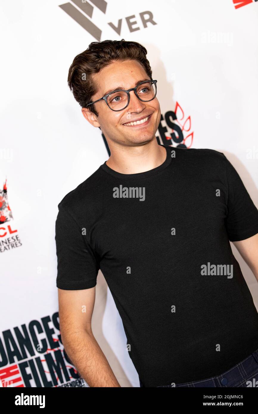 Los Angeles, USA. September 2021. Max Corman nimmt am 24. Jährlichen Dances with Films Festival Teil Musikvideos Premiere von „Batman“ und „YGB Rappin“ All Fast“ von Max Corman am 10. September 2021 im TCL Chinese Theatre, Los Angeles, CA Quelle: Eugene Powers/Alamy Live News Stockfoto