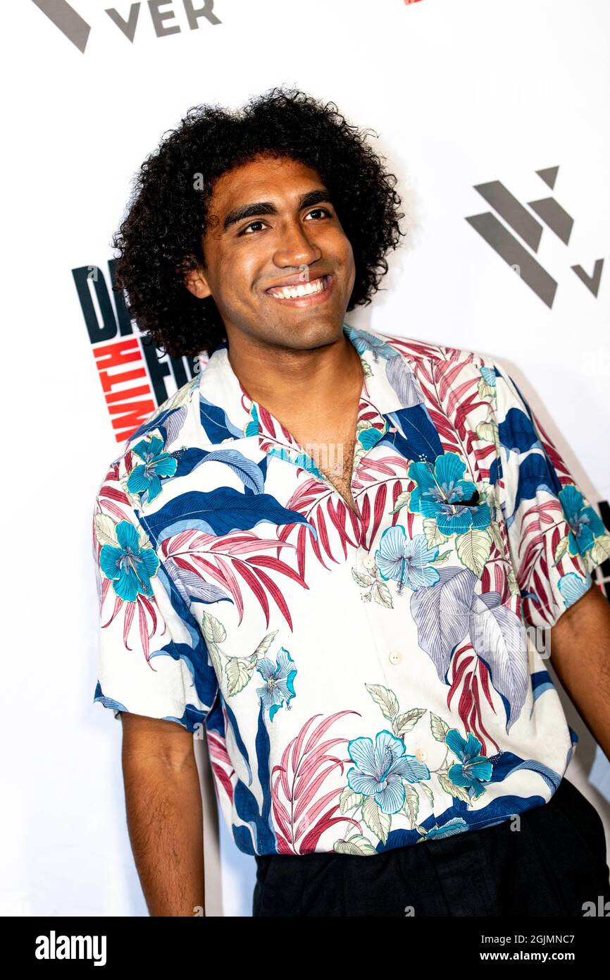 Los Angeles, USA. September 2021. Jose Serrano nimmt am 24. Jährlichen Dances with Films Festival Teil Musikvideos Premiere von „Batman“ und „YGB Rappin“ All Fast“ von Max Corman am 10. September 2021 im TCL Chinese Theatre, Los Angeles, CA Credit: Eugene Powers/Alamy Live News Stockfoto